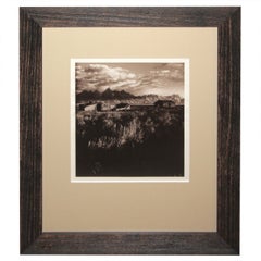 Sepia Toned Silver Gelatin Landscape Photograph