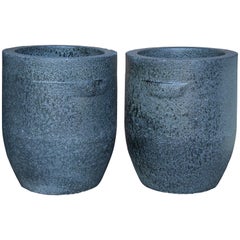 Large Heavy Pair of Smelting Crucibles