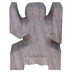 Abstract stone figural sculpture