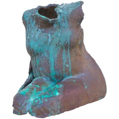 Bronze nude woman torso