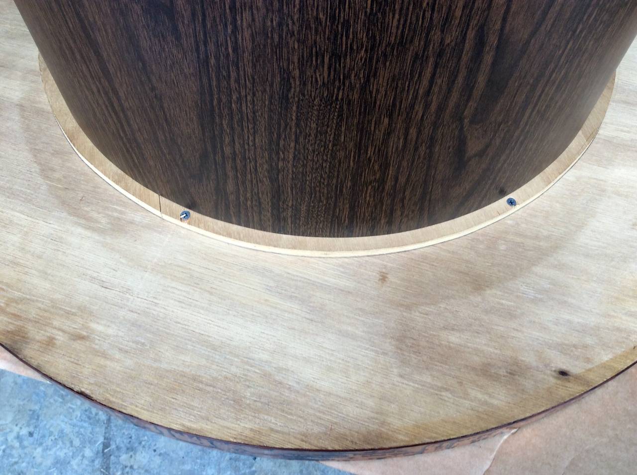 Copper Clad Abstract Pattern Coffee Table at 1stDibs