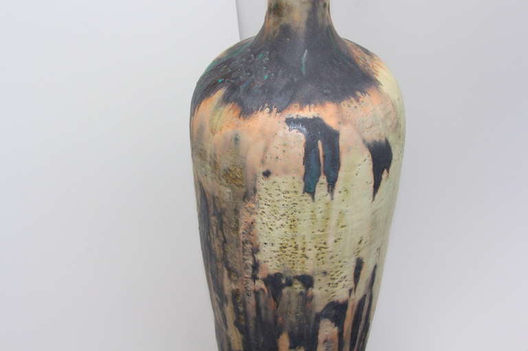 American Large Pottery Vase by Darren Prodger Student of Toshiko Takaezu