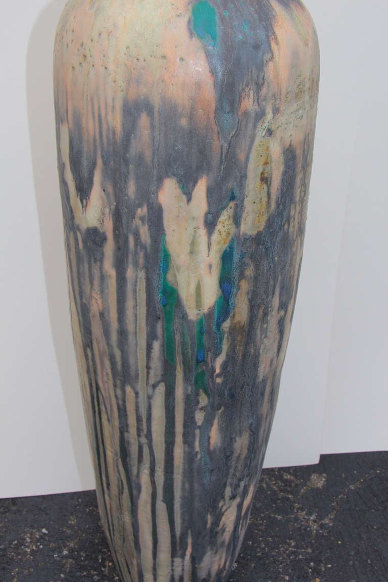 Large Pottery Vase by Darren Prodger Student of Toshiko Takaezu 2