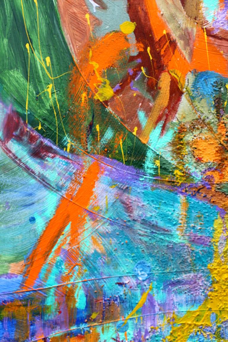 Unknown Large Vibrant Abstract with Great Depth
