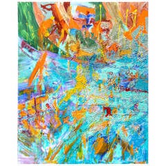 Large Vibrant Abstract with Great Depth 8