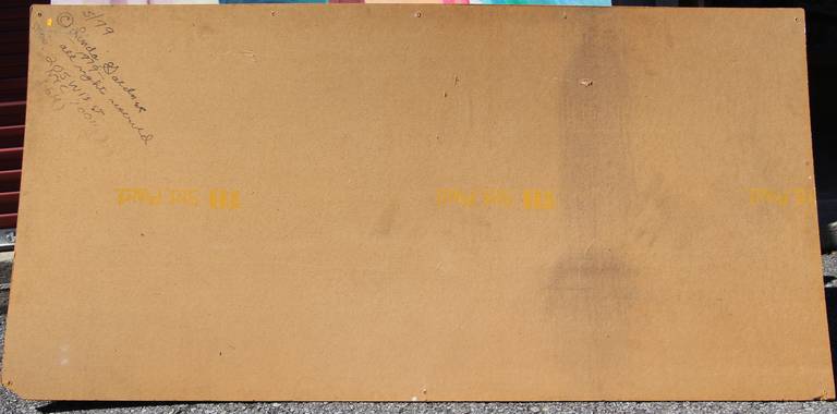 Large Mural Abstract Signed Linda Gardner, 1979 4