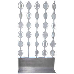 Exceptional Aluminum and Resin Room Divider