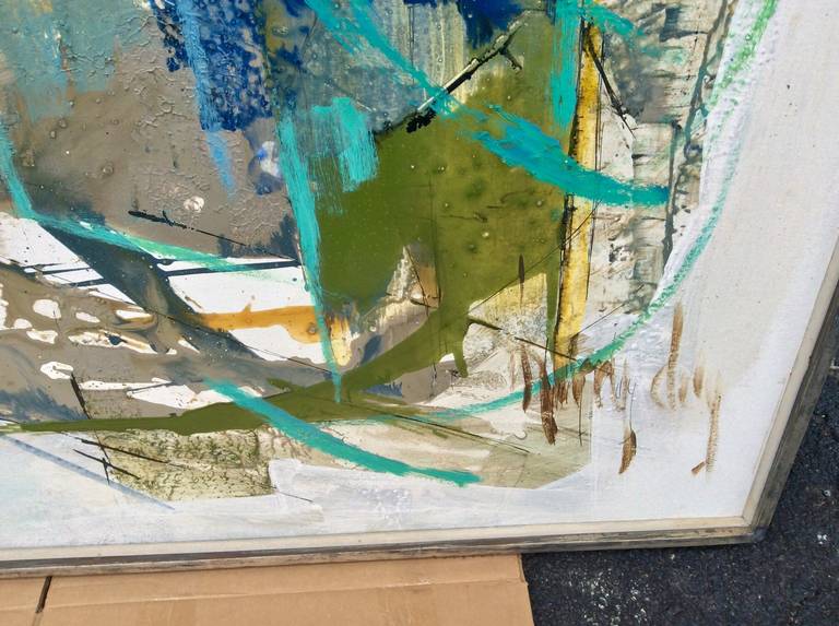 Mid-20th Century 1960s Abstract by Noted New England Artist Harry Day