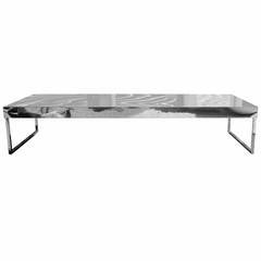 Cappellini Chrome Polished Sistemi Collection Bench or Table