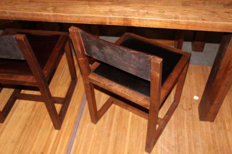 BDDW Walnut and Leather Set 2
