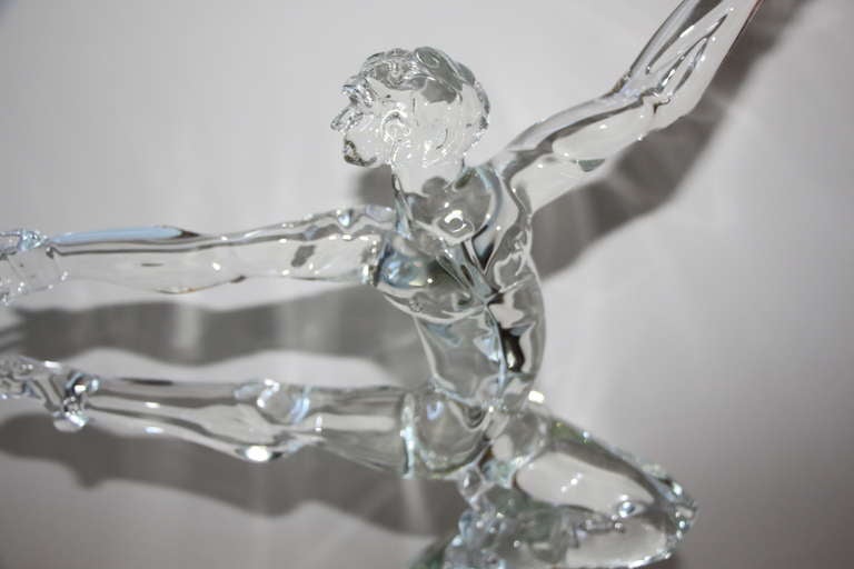 Unknown Nude glass male dancer For Sale