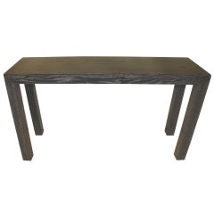 Limed Solid Oak Console Table