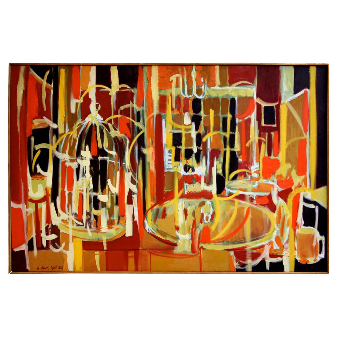 Arnold Weber, 1970, Abstract Painting