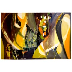 Arnold Weber, 1966 Abstract Painting