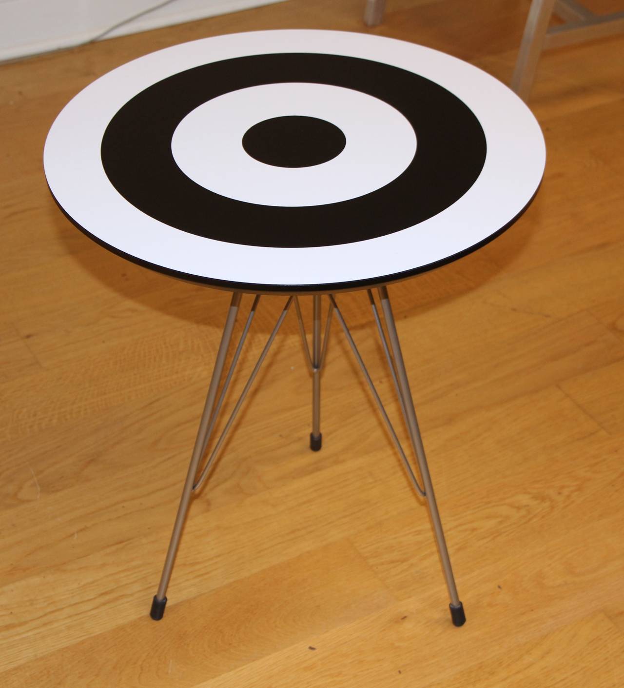 We were lucky to find this somewhat rare table designed by Douglas Coupland. It is in never used, as new condition, with the plastic opened for photography. The hockey night in Canada table was designed by Douglas Coupland for pure design and made