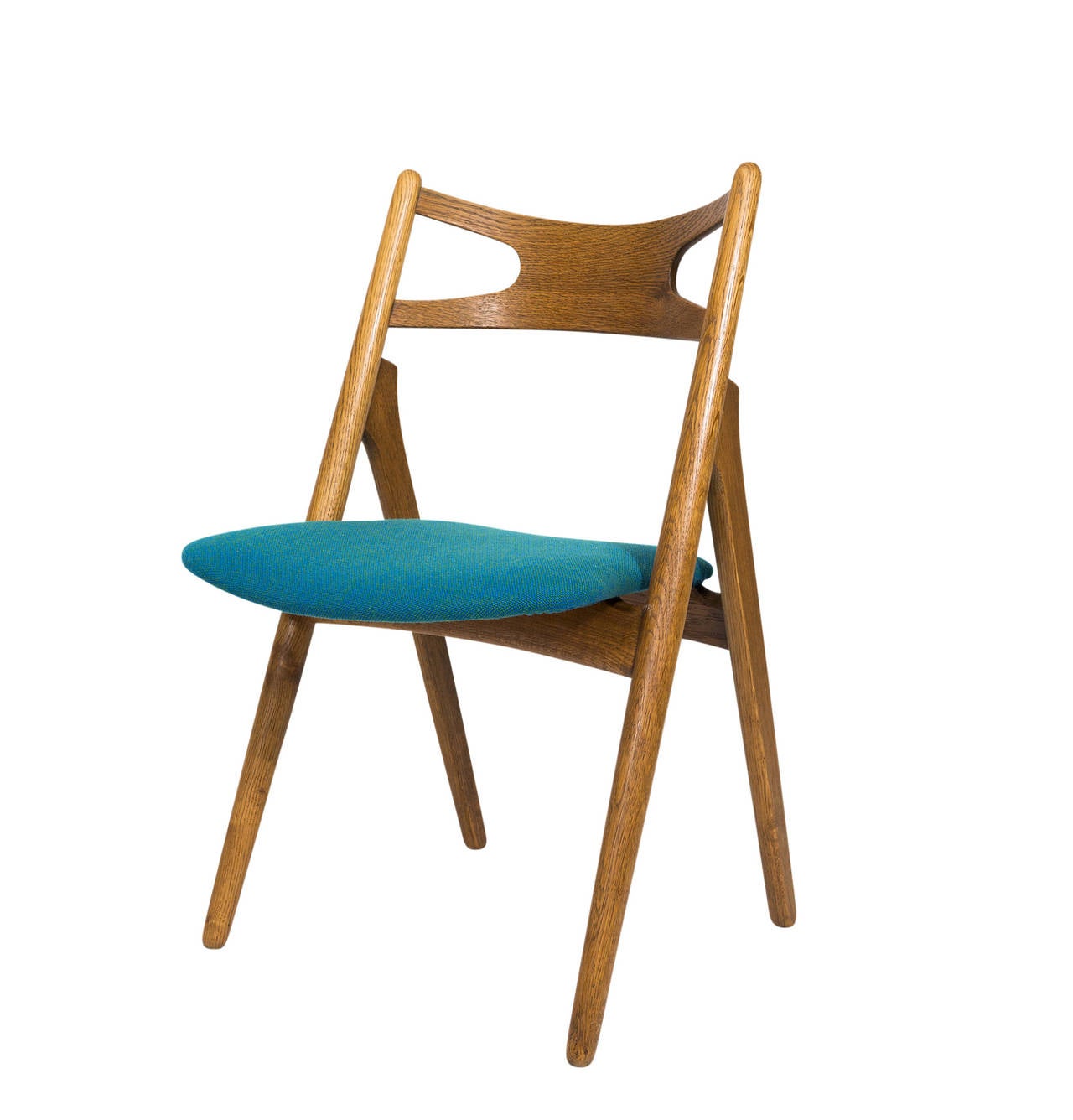 Set of 12 Hans Wegner CH 29 dining chairs designed in 1951 and produced by Carl Hansen & Søn.   Store formerly known as ARTFUL DODGER INC