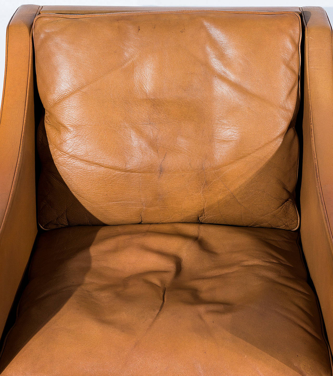 Børge Mogensen Model No. 2207 Leather Lounge Chair 3