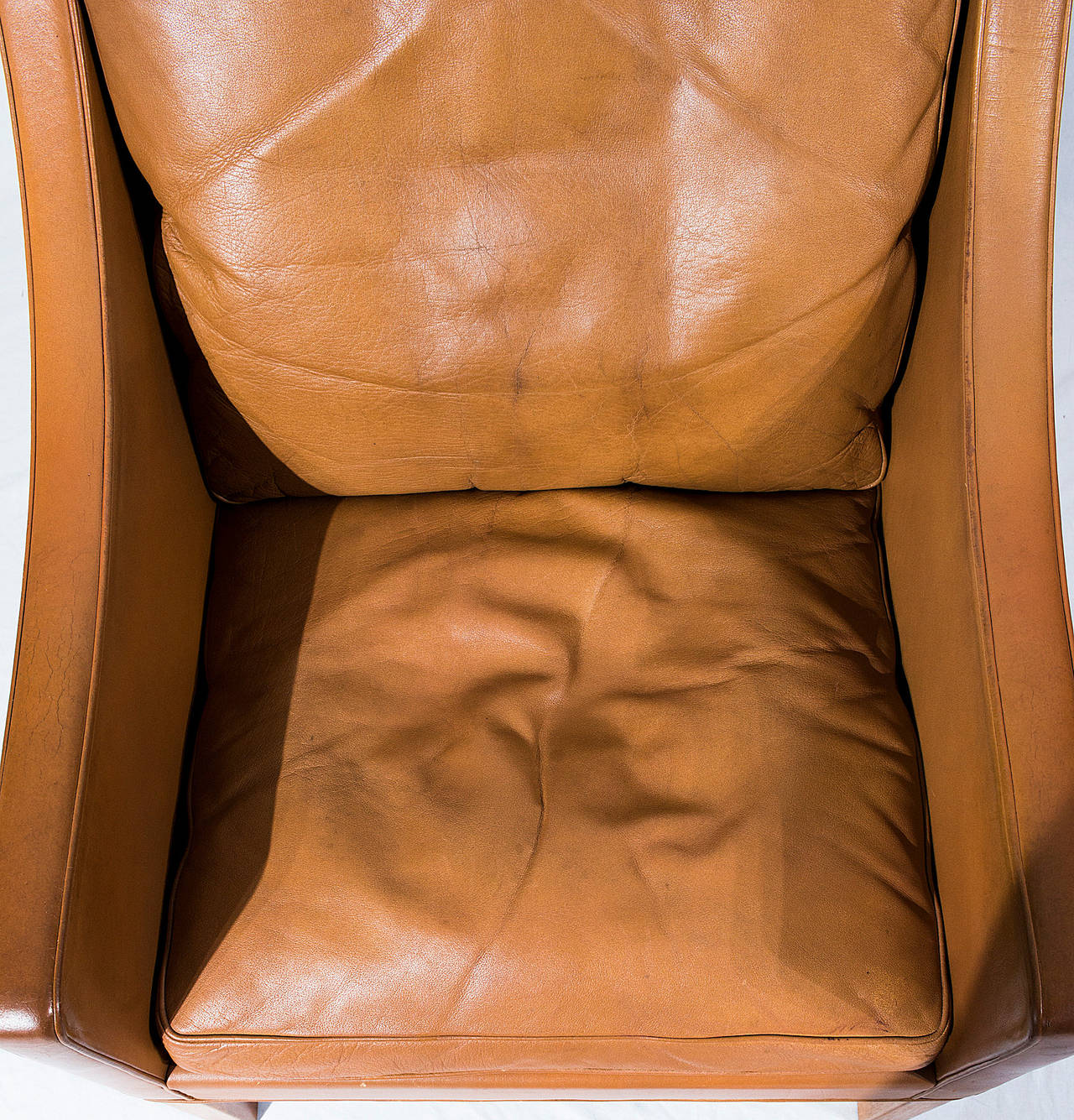 Børge Mogensen Model No. 2207 Leather Lounge Chair 2