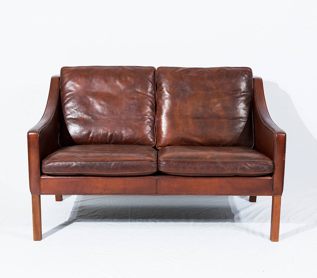 Scandinavian Modern Børge Mogensen Model No. 2208 Two-Seat Sofa