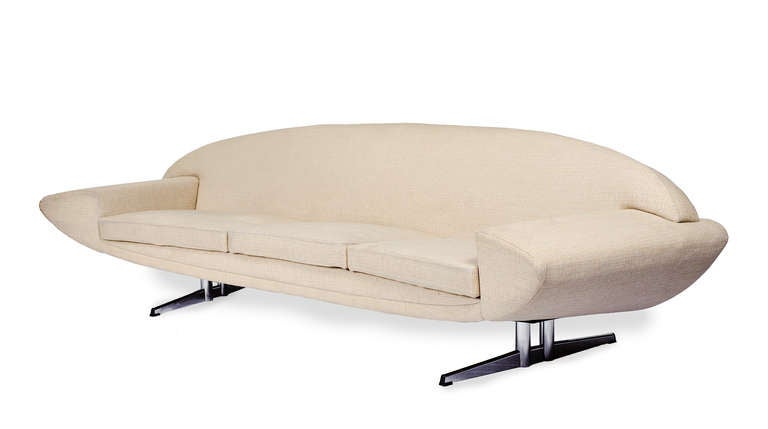 Capri Sofa Designed In 1958 By Johannes Anderson And Produced By Trensums