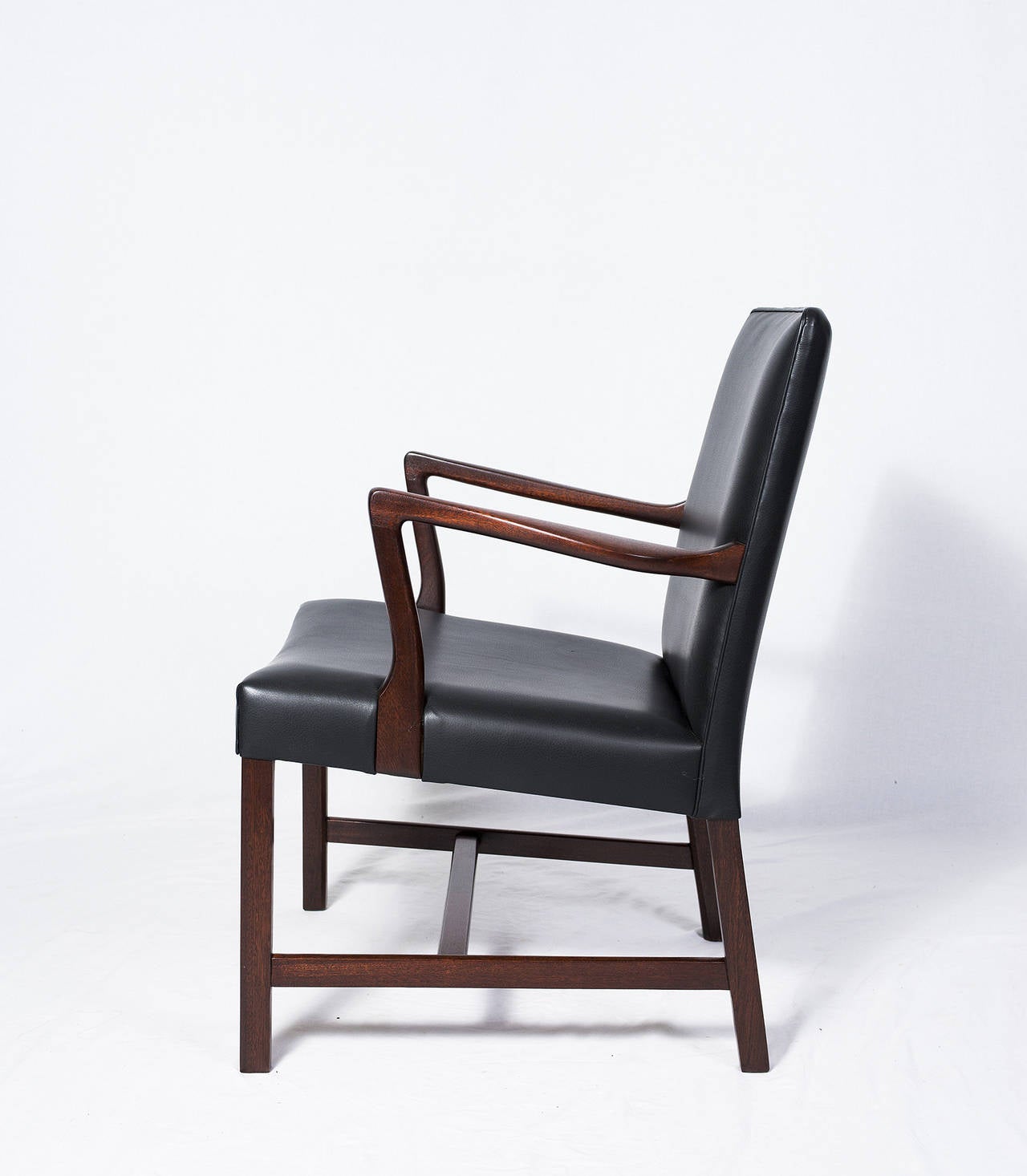 Danish Pair of Hans Wegner Lounge Chairs