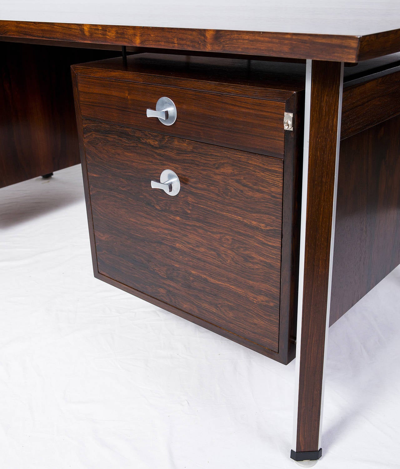 Finn Juhl Rosewood Technocrat Desk 1