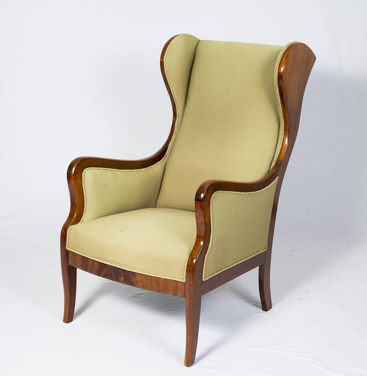 Scandinavian Modern Frits Henningsen Wingback Armchair