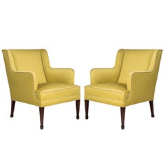 Pair of Frits Henningsen Lounge Chairs