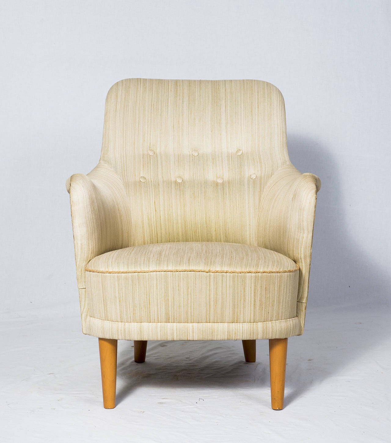 Carl Malmsten „Samsas“-Stuhl (Skandinavische Moderne) im Angebot