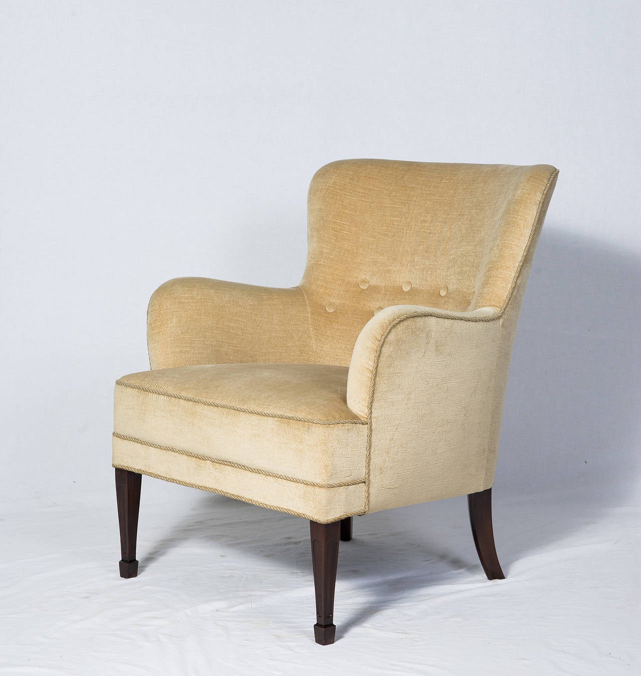 Scandinavian Modern Frits Henningsen Lounge Chair