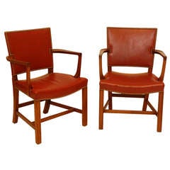 Pair of Kaare Klint armchairs
