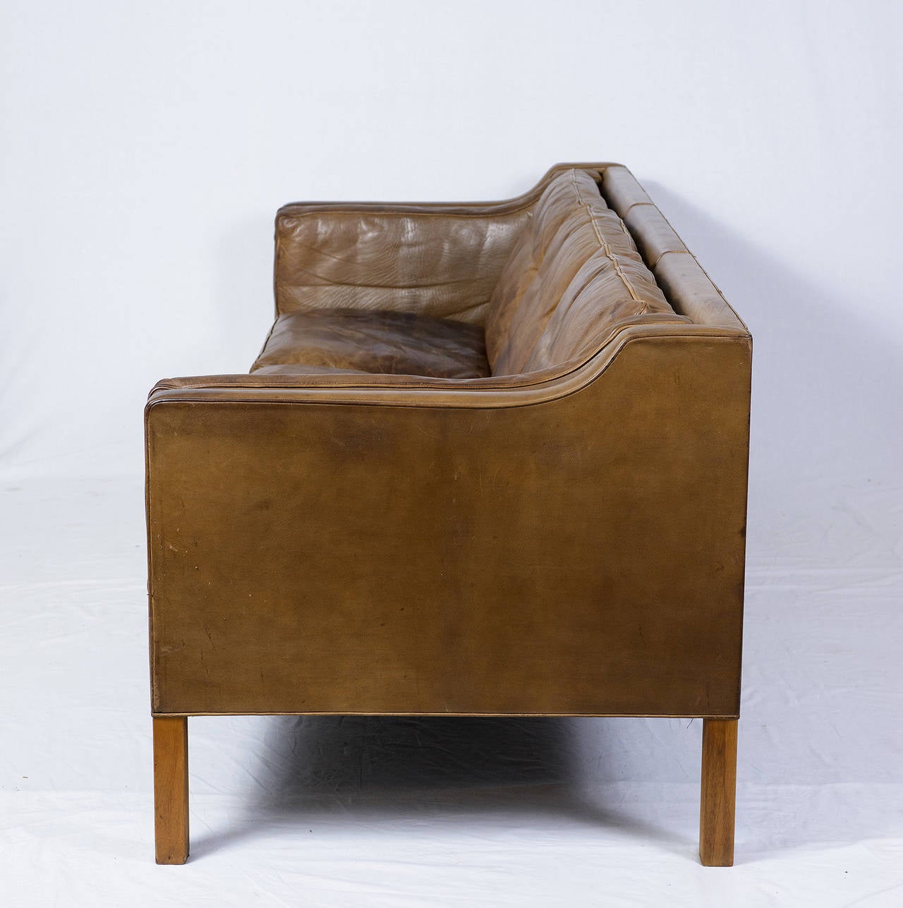 Borge Mogensen Model #2213 Three-Seat Sofa In Good Condition In Los Angeles, CA