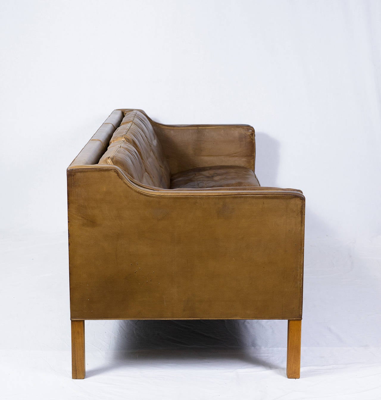 Danish Borge Mogensen Model #2213 Three-Seat Sofa