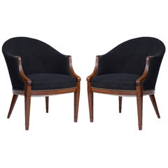 Pair of Frits Henningsen Lounge Chairs