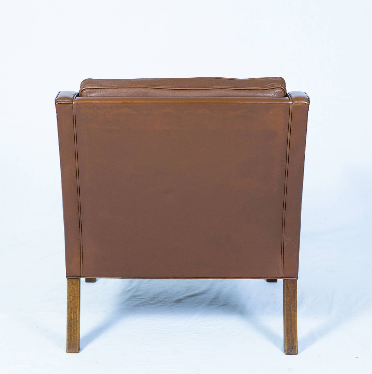 Børge Mogensen Model #2207 Leather Lounge Chair For Sale at 1stDibs ...