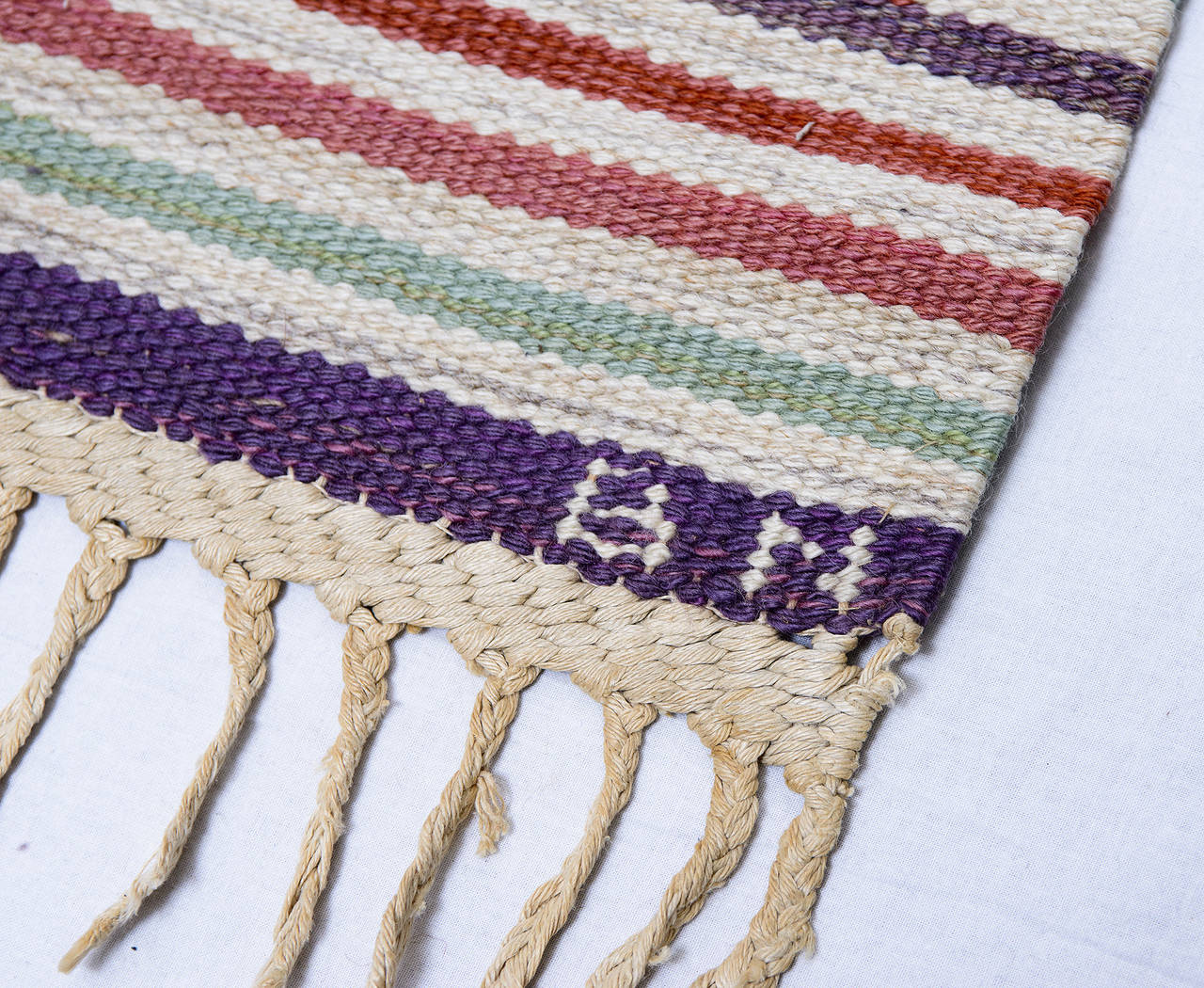 Vintage Barbro Nilsson Flat-Weave Swedish Carpet for Marta Maas-Fjetterström 2