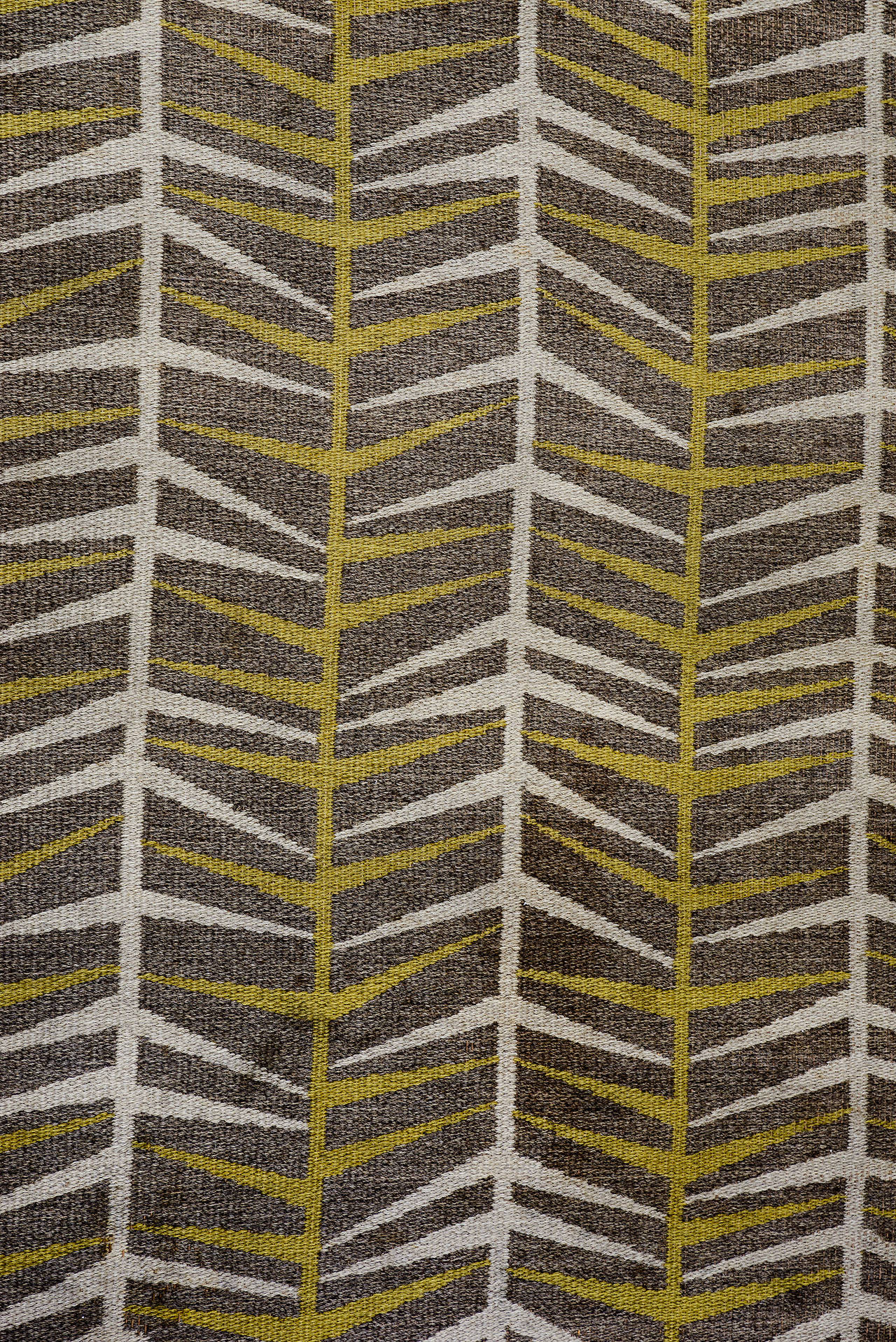 Schwedischer Flachgewebter Vintage-Teppich von Ingrid Dessau (20. Jahrhundert)