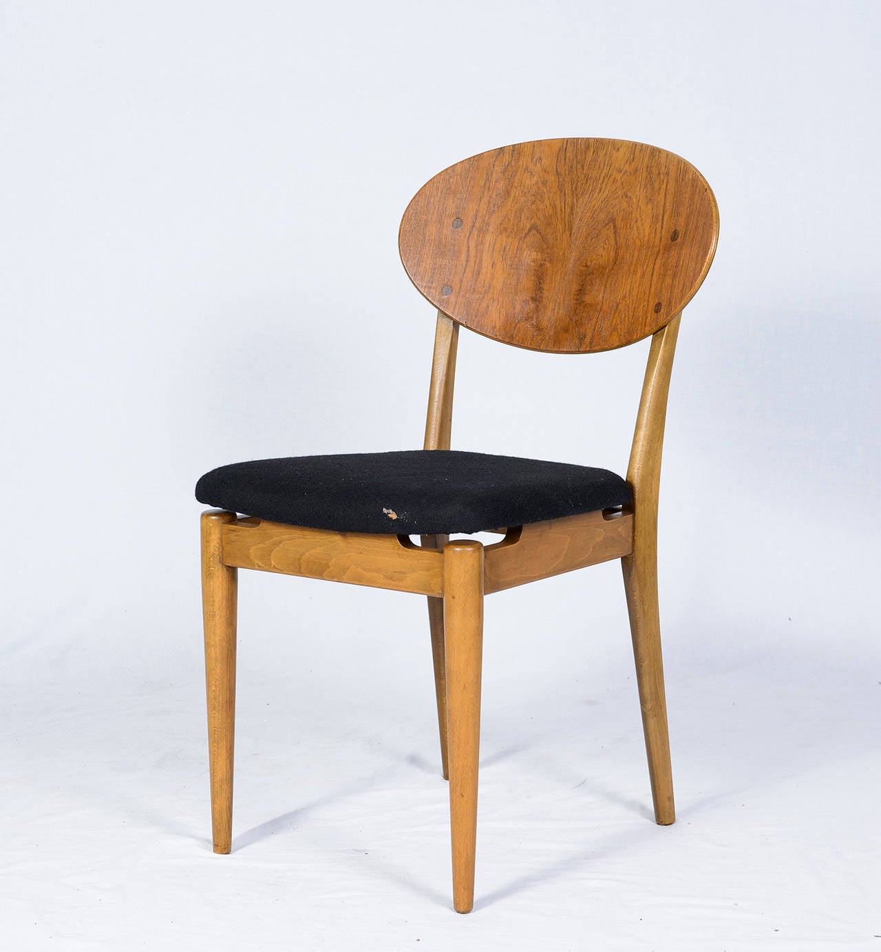 Set Of Four Danish Dining Chairs Koefoeds Hornslet