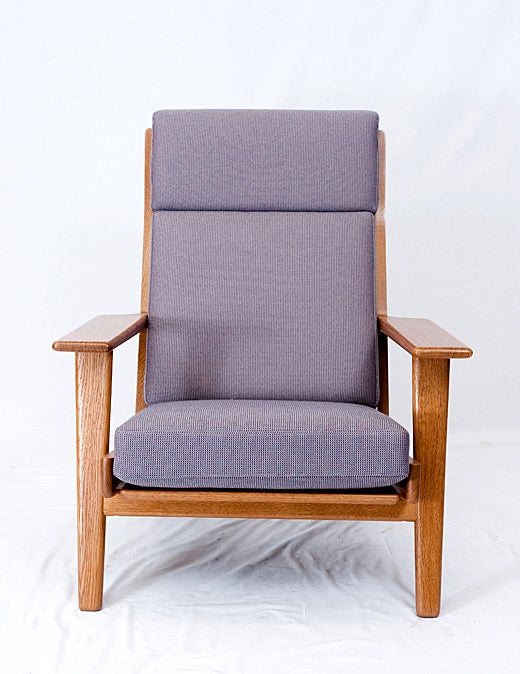 Hans Wegner GE290 high back armchair designed in 1953 and produced by GETAMA.  Store formerly known as ARTFUL DODGER INC