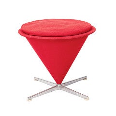 Tabouret conique bas Verner Panton