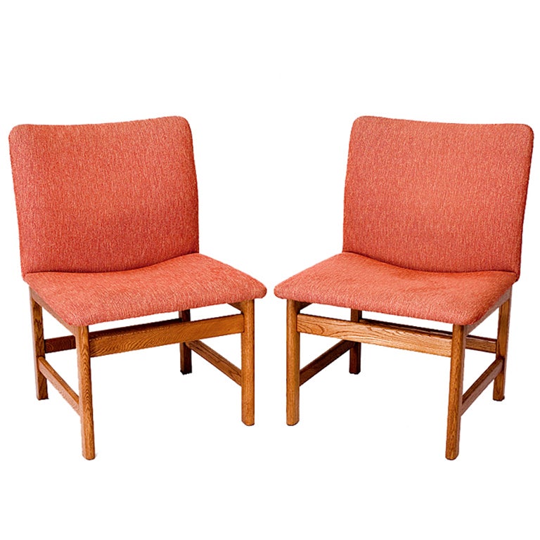 Pair of Danish Chairs For Sale