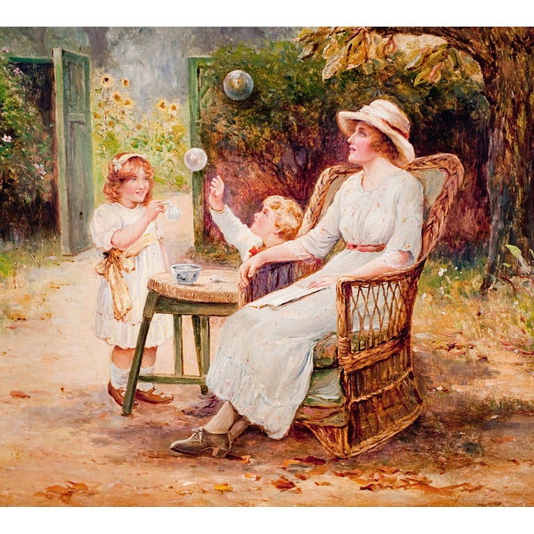 Wonderful Antique Oil Painting.  Color in photos are not accurate.  The colors are wonderful