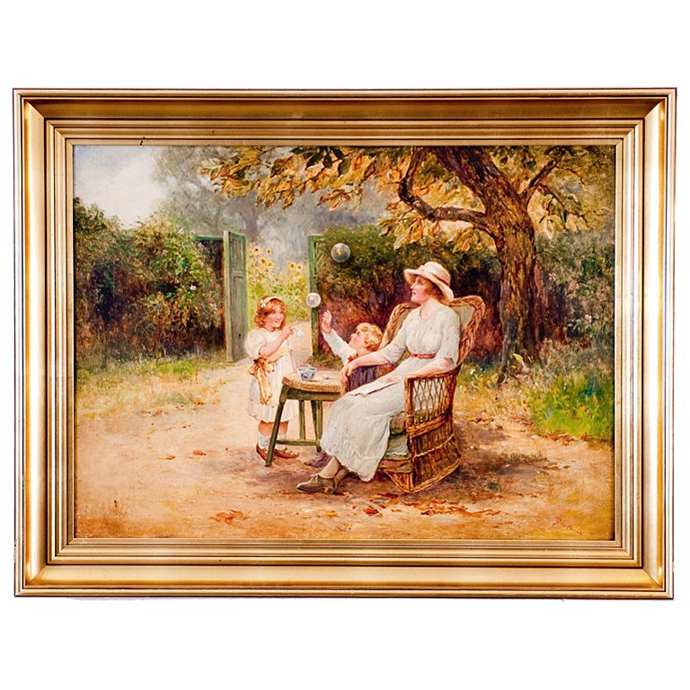 Wonderful Antique Oil Painting For Sale