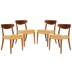 Set of 4 Danish Dining Chairs 11