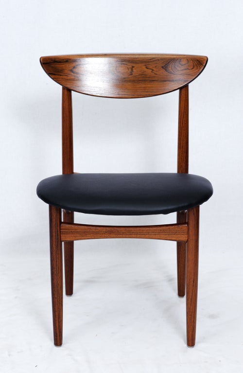 Danish Set of 6 Rosewood Dining Chairs