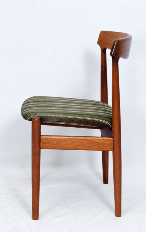Scandinavian Modern Set of 4 Danish Dining Chairs For Sale