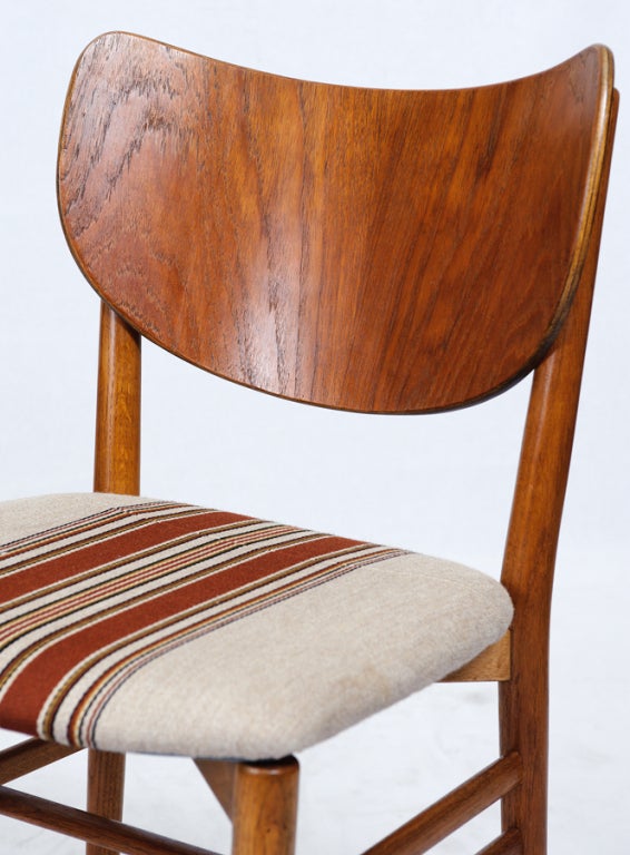 Mid-20th Century Set of 4 Eva & Niels Koppell Dining Chairs