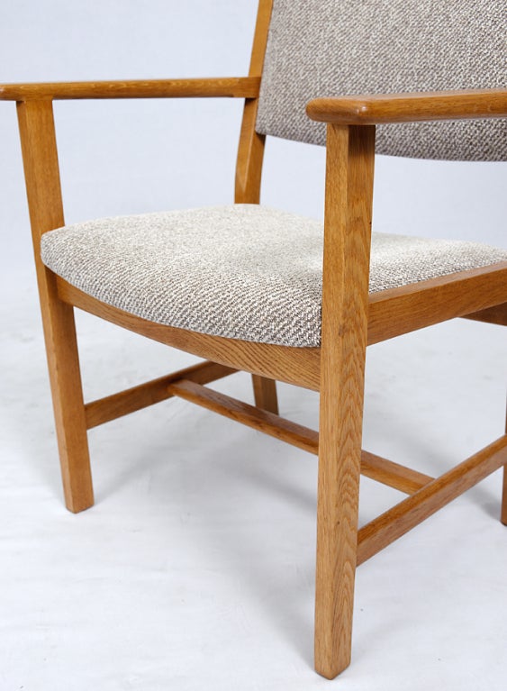 Pair of Hans Wegner Armchairs In Excellent Condition In Los Angeles, CA