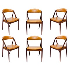 Set of Six Rosewood Kai Kristiansen Chairs