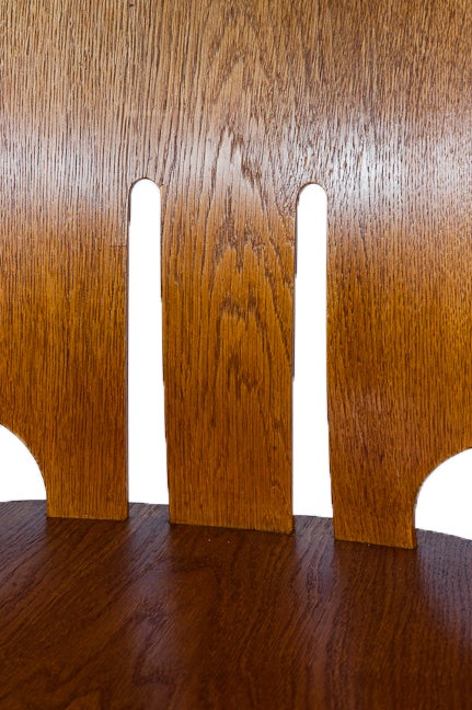Oak Set of 4 Ejvind A. Johansson Chairs